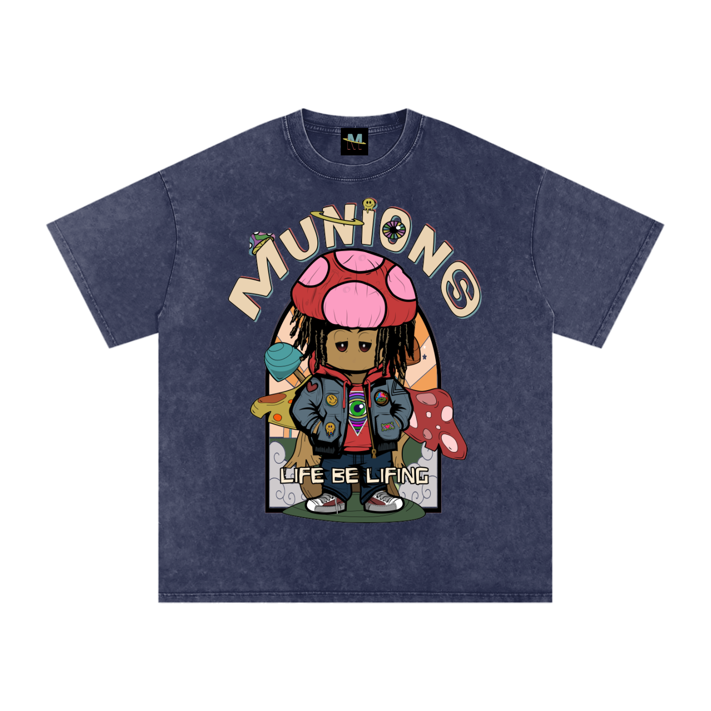 CHAPTER 002 MIIZ ORIGIN CORE COLLECTION— Snow Washed Oversized Tee