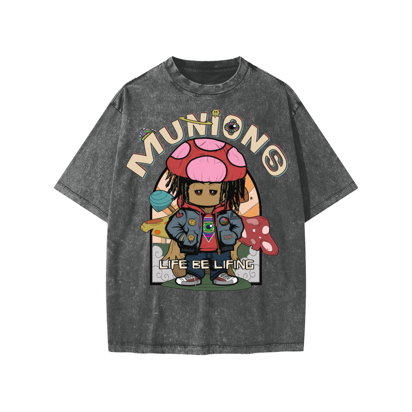 YOUTH CHAPTER 002 MIIZ ORIGIN CORE COLLECTION-Snow Washed T-Shirt