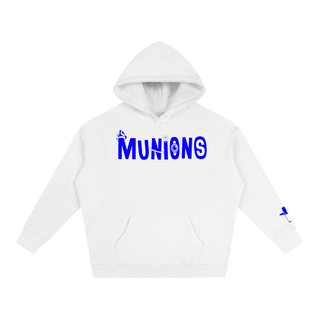 CHAPTER 002.5 MUNIONS BW M — Oversize Fleeced Hoodie