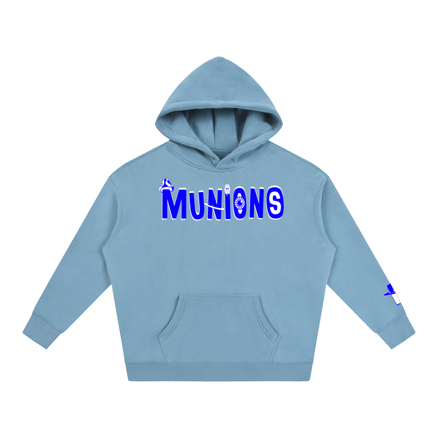 CHAPTER 002.5 MUNIONS BW M — Oversize Fleeced Hoodie
