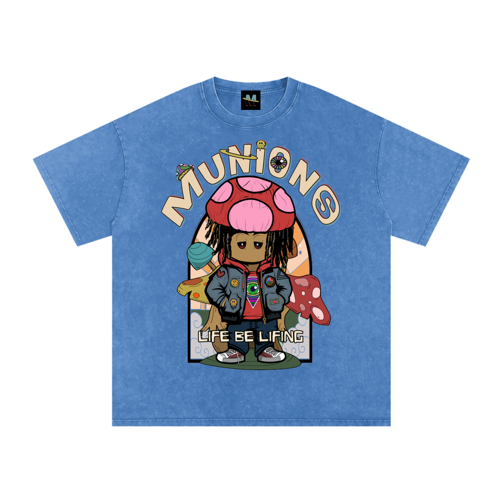 CHAPTER 002 MIIZ ORIGIN CORE COLLECTION— Snow Washed Oversized Tee