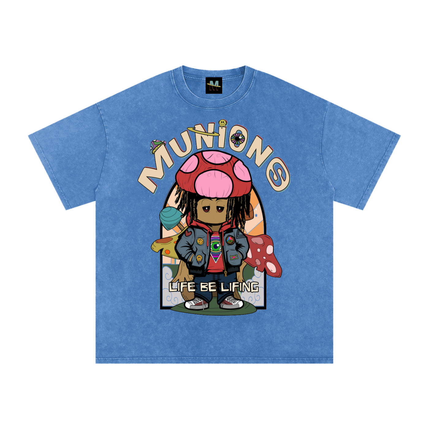 CHAPTER 002 MIIZ ORIGIN CORE COLLECTION— Snow Washed Oversized Tee