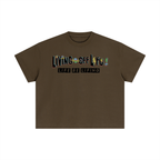 CHAPTER 001 LIVING OFF LIFE-Essential Cotton Boxy T-Shirt