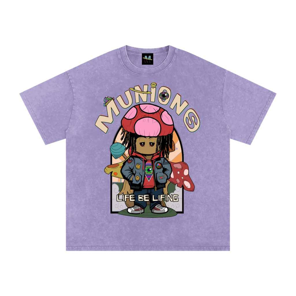 CHAPTER 002 MIIZ ORIGIN CORE COLLECTION— Snow Washed Oversized Tee