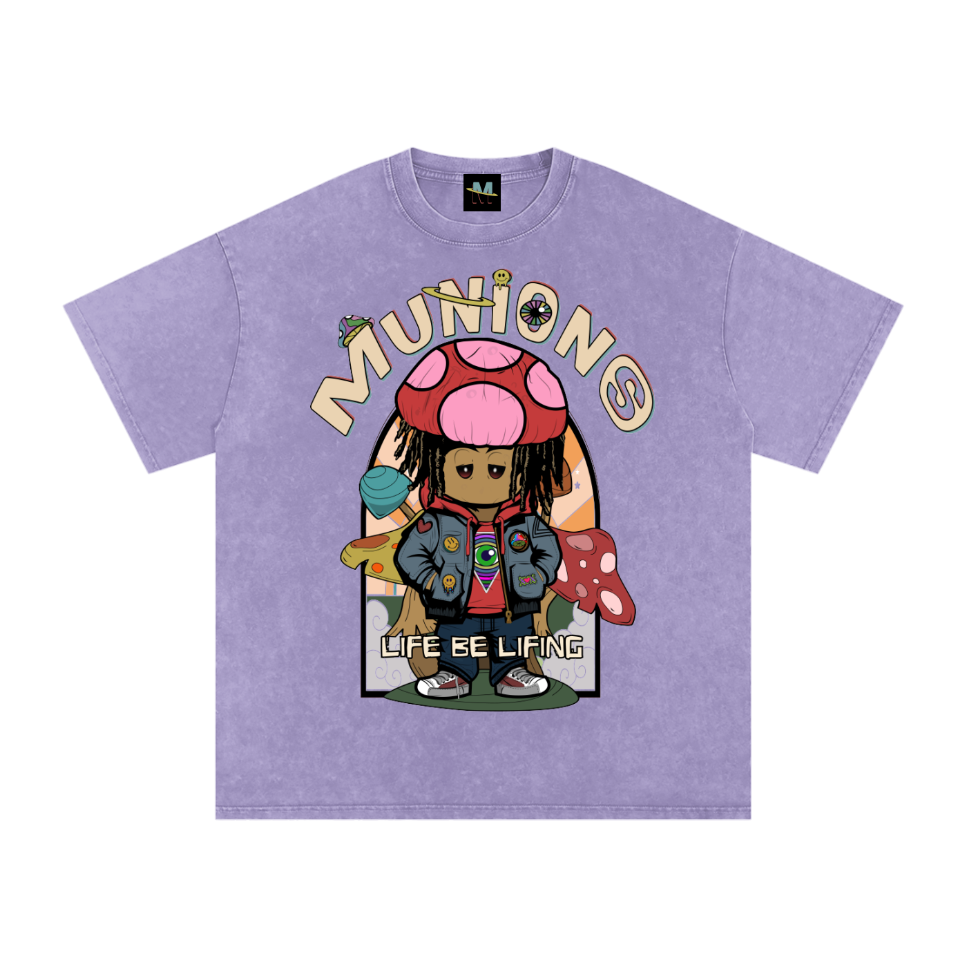 CHAPTER 002 MIIZ ORIGIN CORE COLLECTION— Snow Washed Oversized Tee