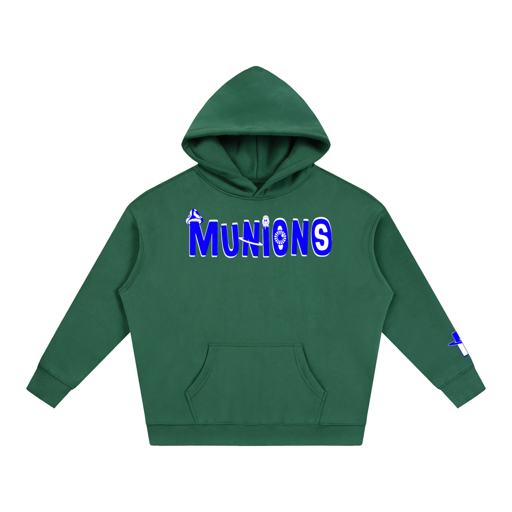 CHAPTER 002.5 MUNIONS BW M — Oversize Fleeced Hoodie