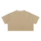 Women's Chapter 001 — Living Off Life STK Snow Washed Crop Tee