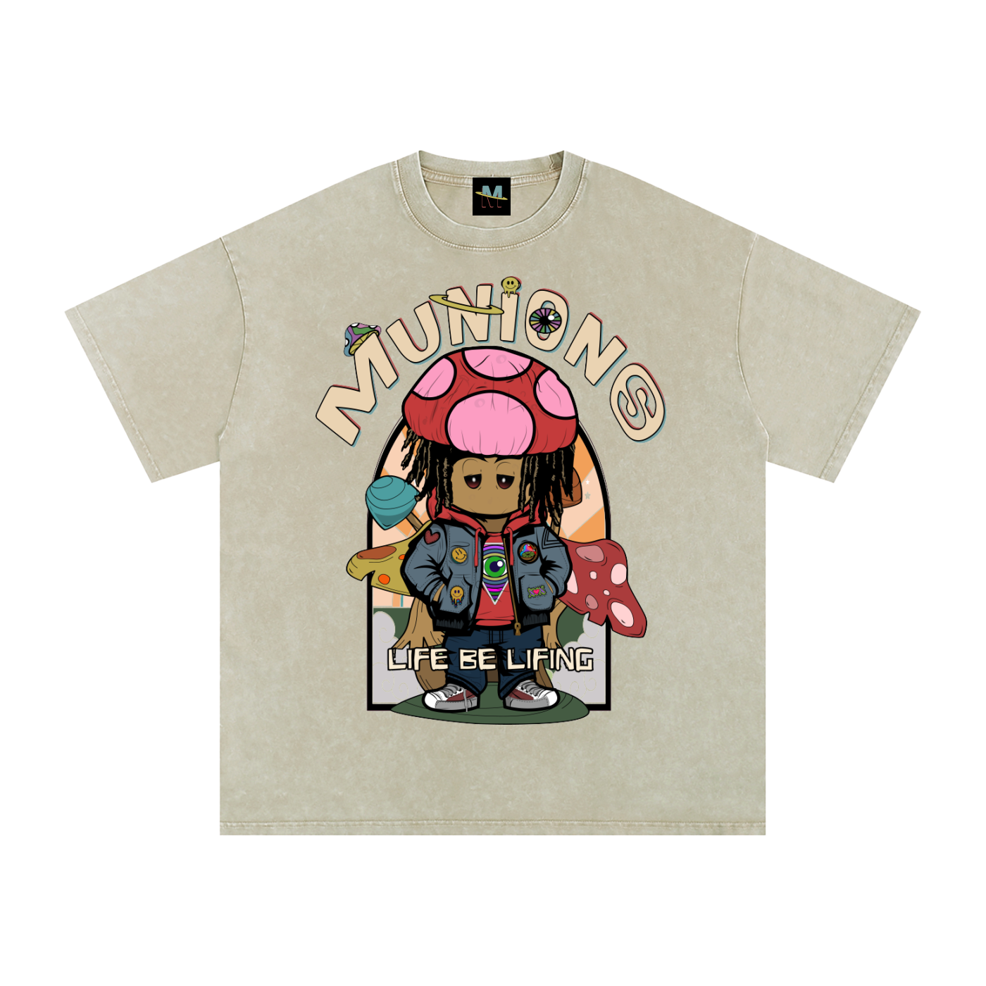 CHAPTER 002 — Miiz Origin Vintage Core Snow Washed Oversized Tee