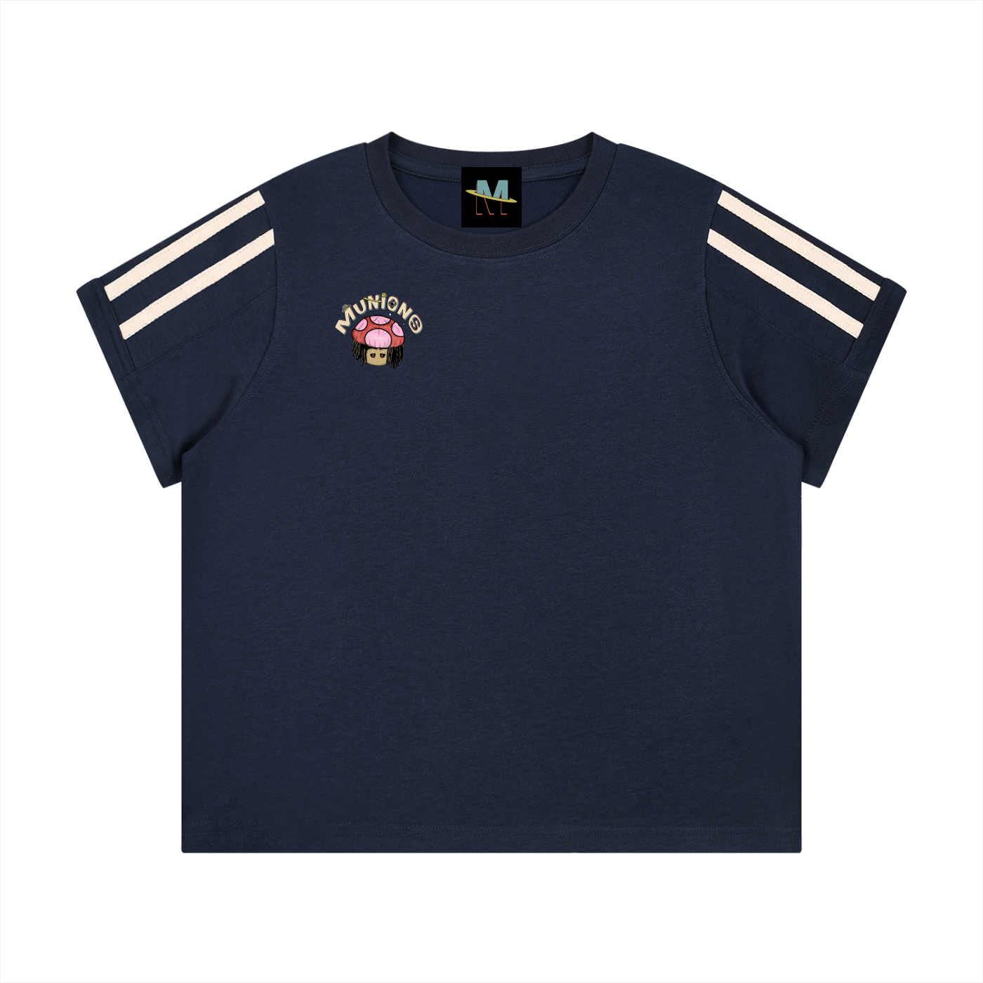 Women's Chapter 002.5 — OG Varsity Stripe Crop Tee