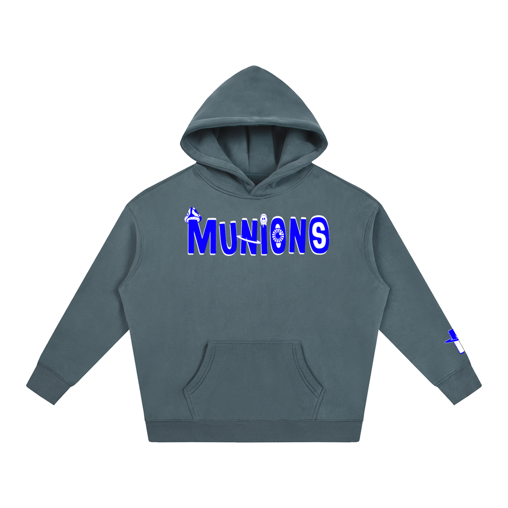CHAPTER 002.5 MUNIONS BW M — Oversize Fleeced Hoodie