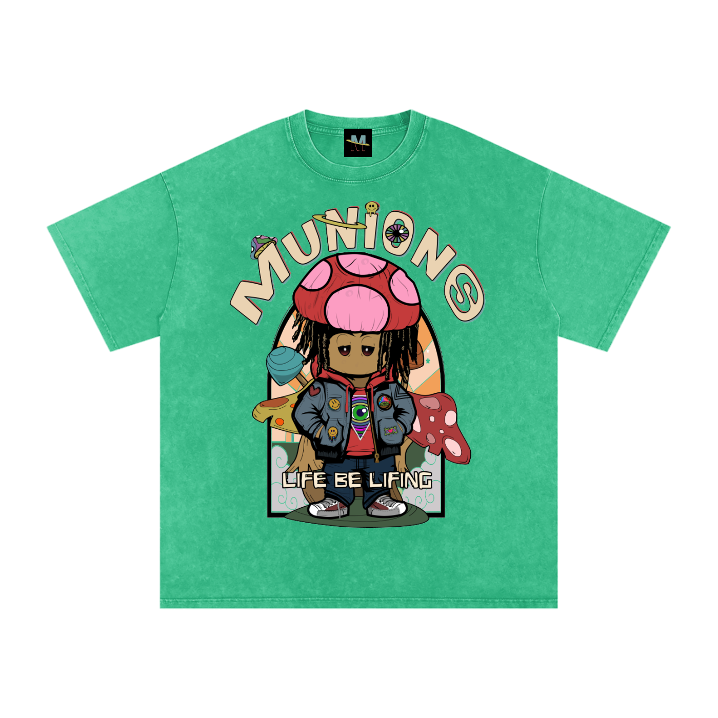 CHAPTER 002 — Miiz Origin Vintage Core Snow Washed Oversized Tee