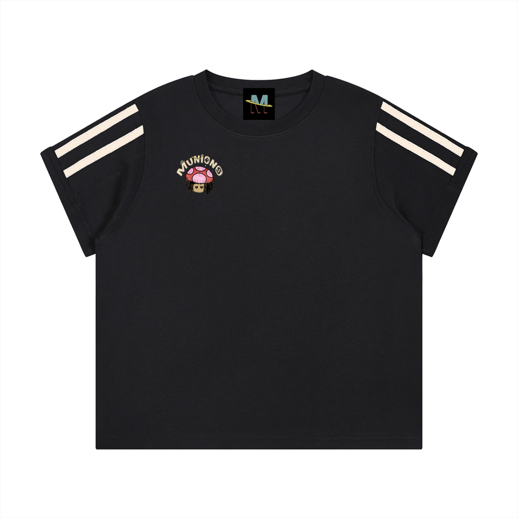 Women's Chapter 002.5 — OG Varsity Stripe Crop Tee