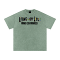 CHAPTER 001 LIVING OFF LIFE CORE COLLECTION-Snow Washed Oversized