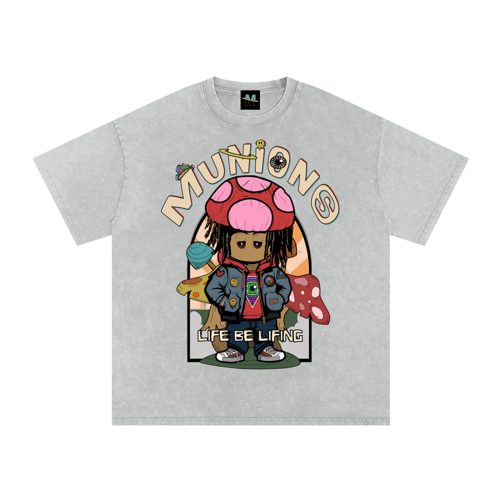 CHAPTER 002 MIIZ ORIGIN CORE COLLECTION— Snow Washed Oversized Tee