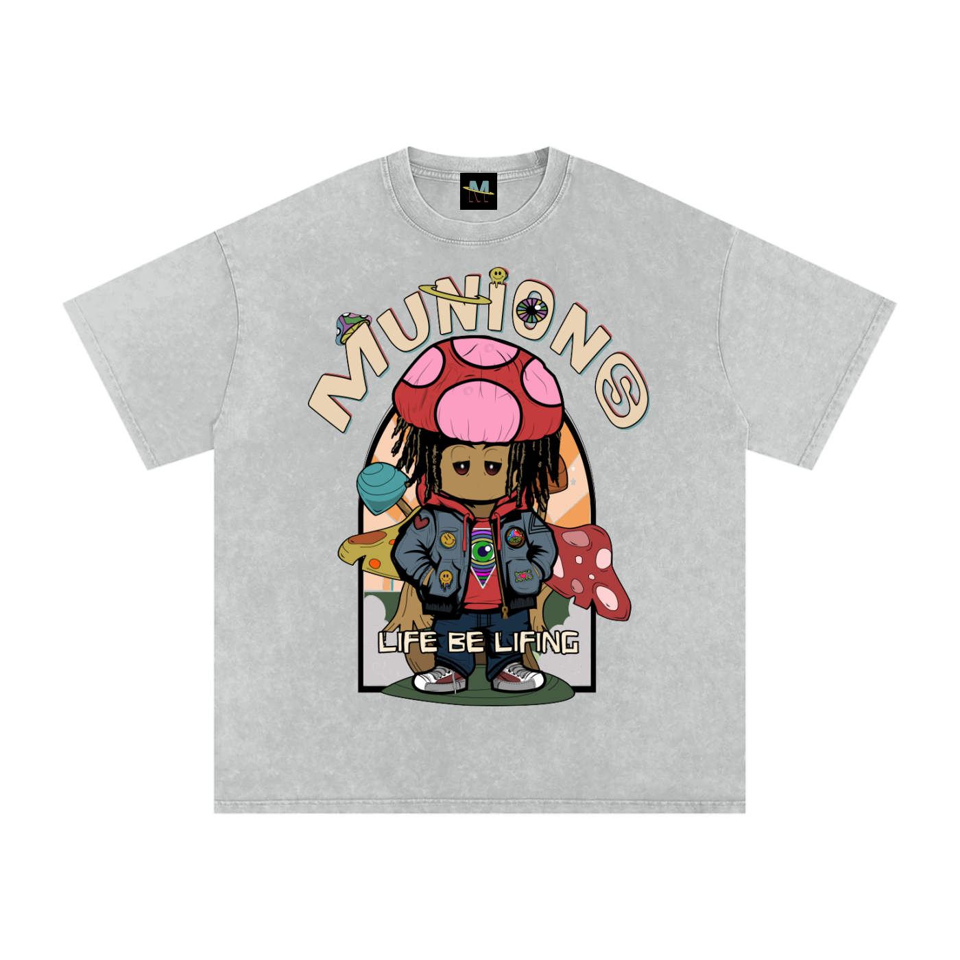 CHAPTER 002 MIIZ ORIGIN CORE COLLECTION— Snow Washed Oversized Tee